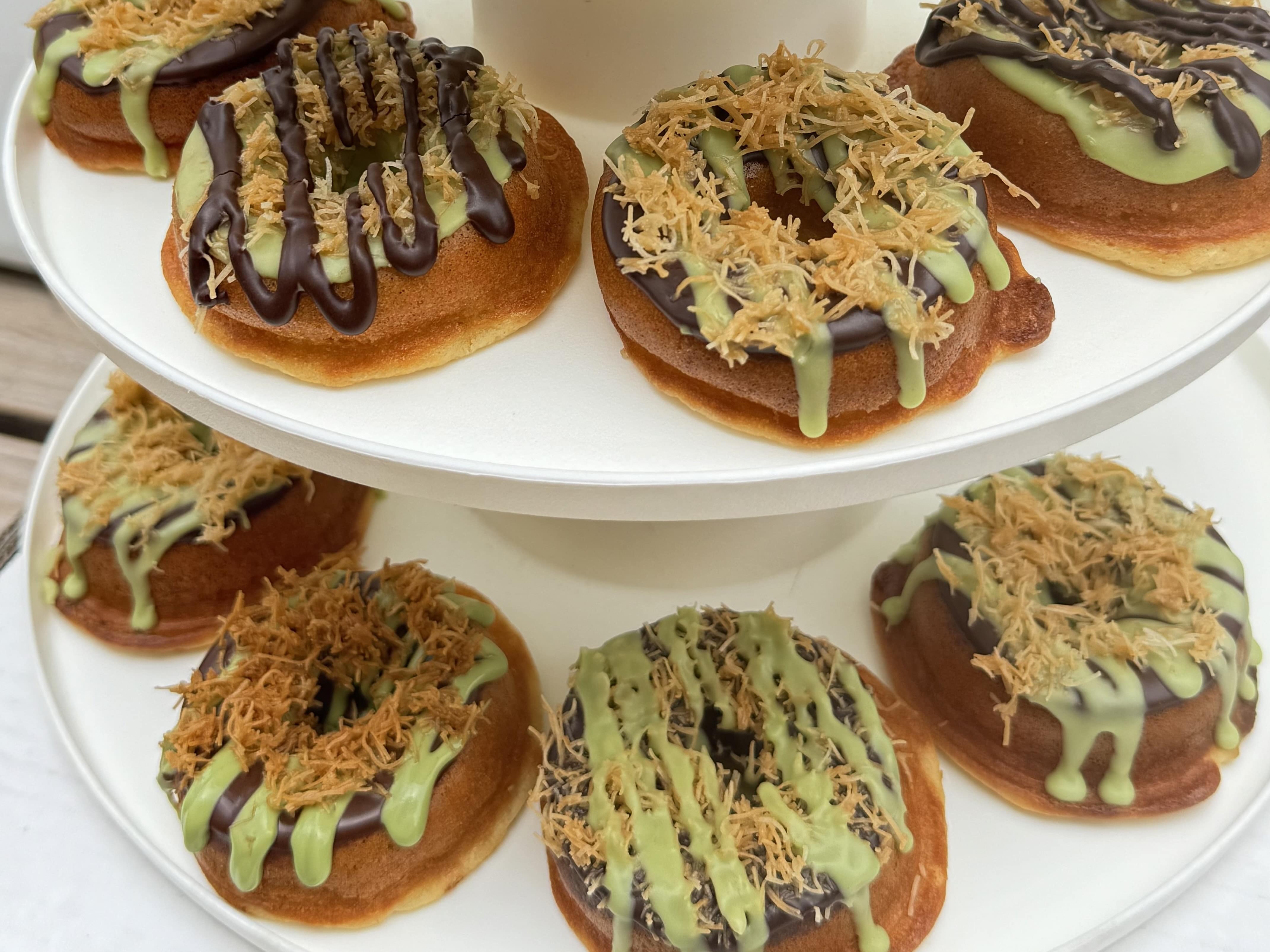 Dubai donuts on a Tray